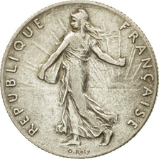 Moneta, Francia, Semeuse, 50 Centimes, 1911, Paris, BB+, Argento, KM:854