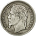 Coin, France, Napoleon III, Napoléon III, Franc, 1866, Strasbourg, EF(40-45)