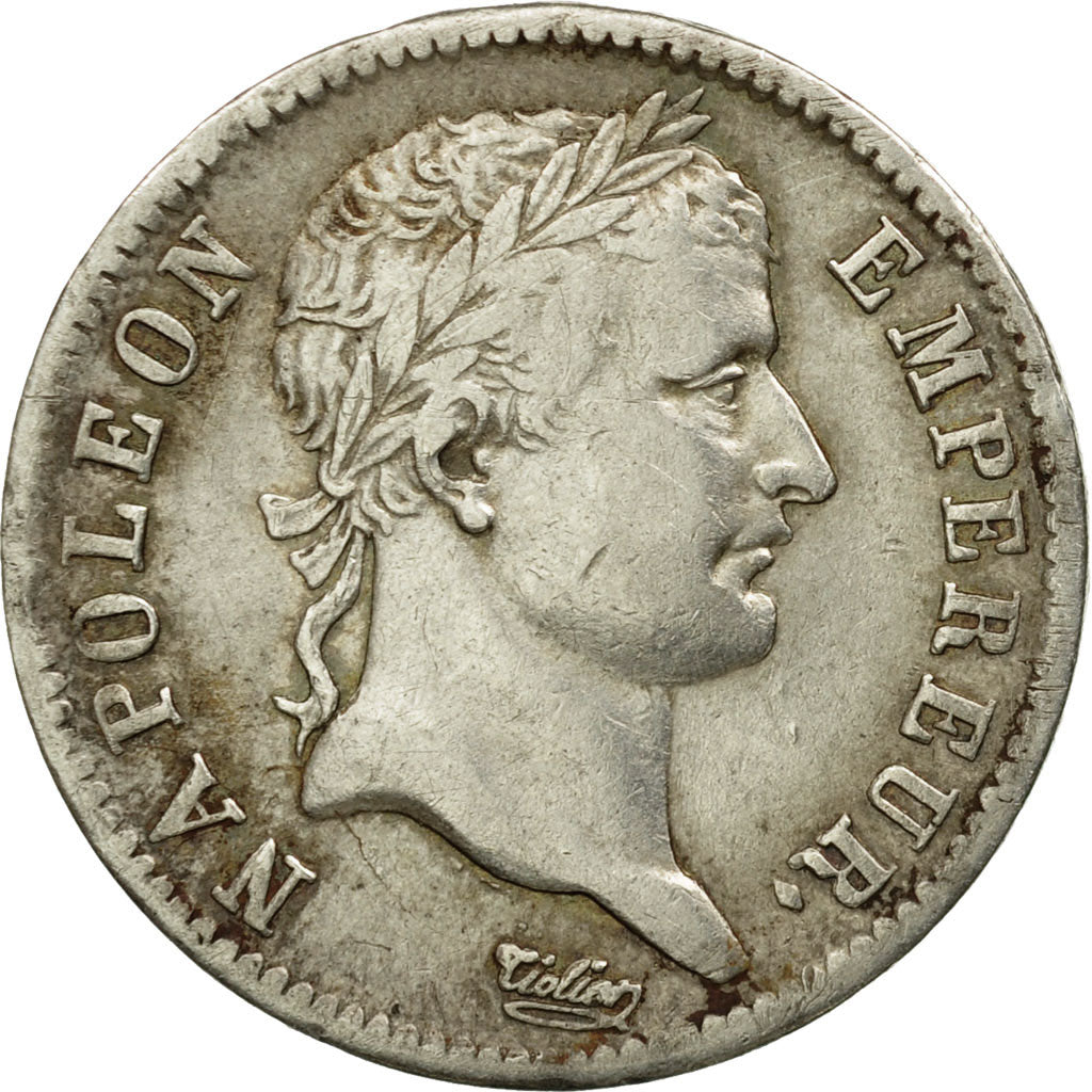Coin, France, Napoléon I, Franc, 1808, Paris, VF(30-35), Silver, KM:682.1