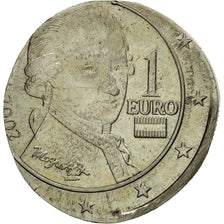 Austria, Euro, 2002, Fautée - frappe sur coeur, MBC, Cobre - níquel