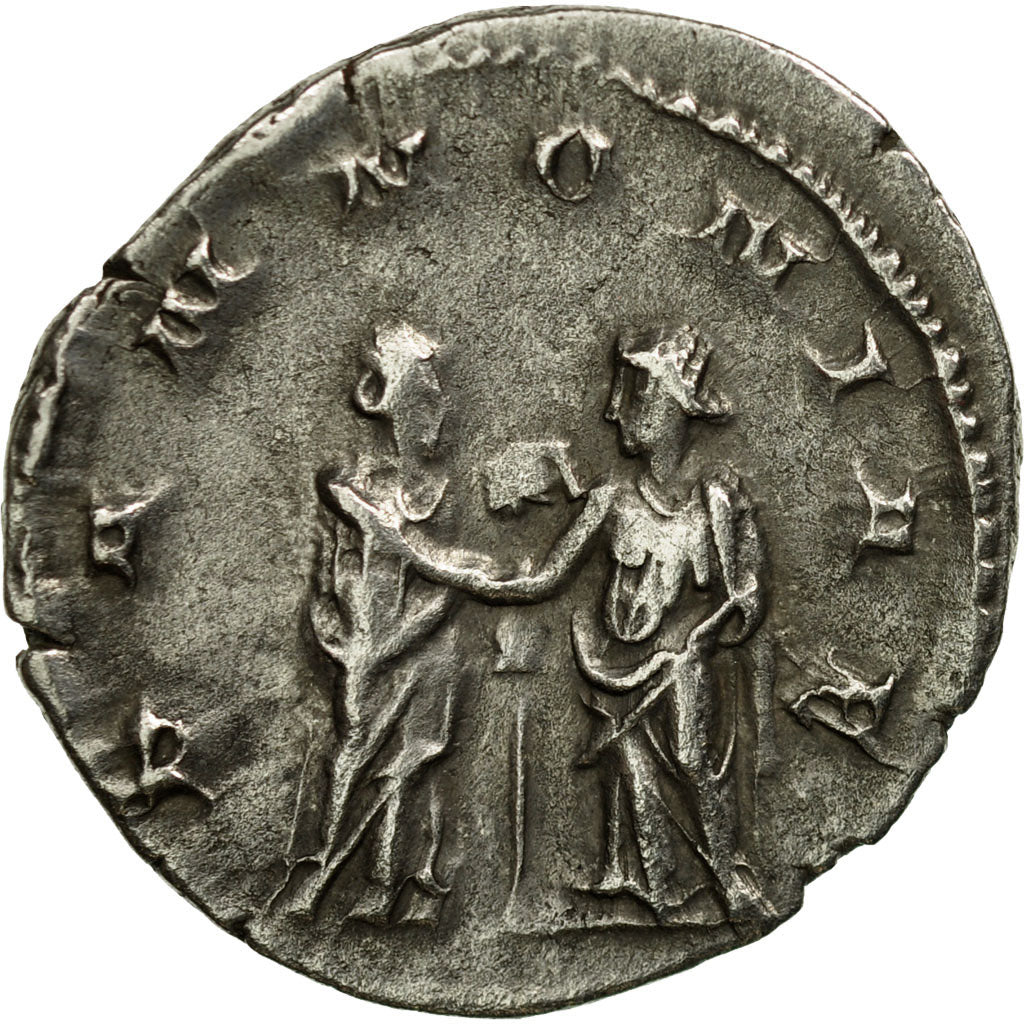 Coin, Trajan Decius, Antoninianus, 250-251, Rome, EF(40-45), Billon, RIC:41 a