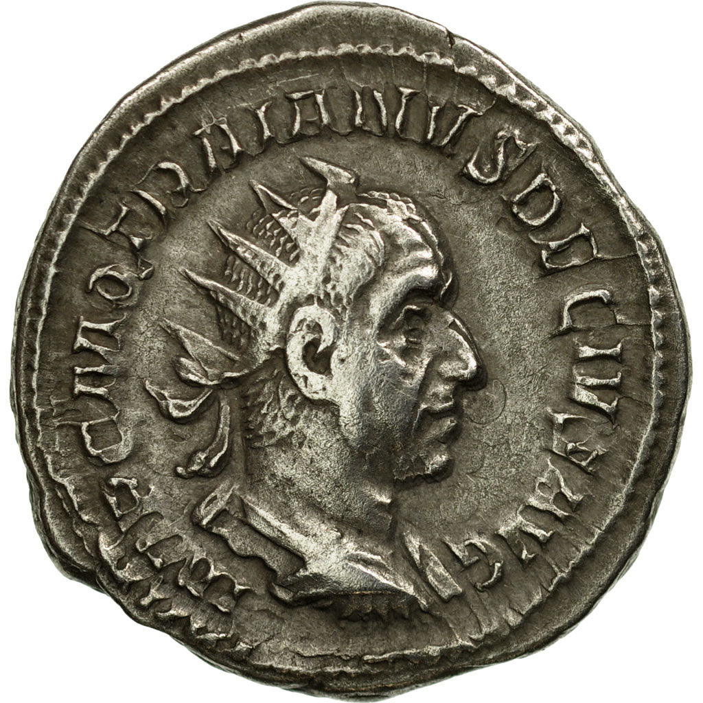 Coin, Trajan Decius, Antoninianus, 250-251, Rome, AU(55-58), Billon, RIC:11b
