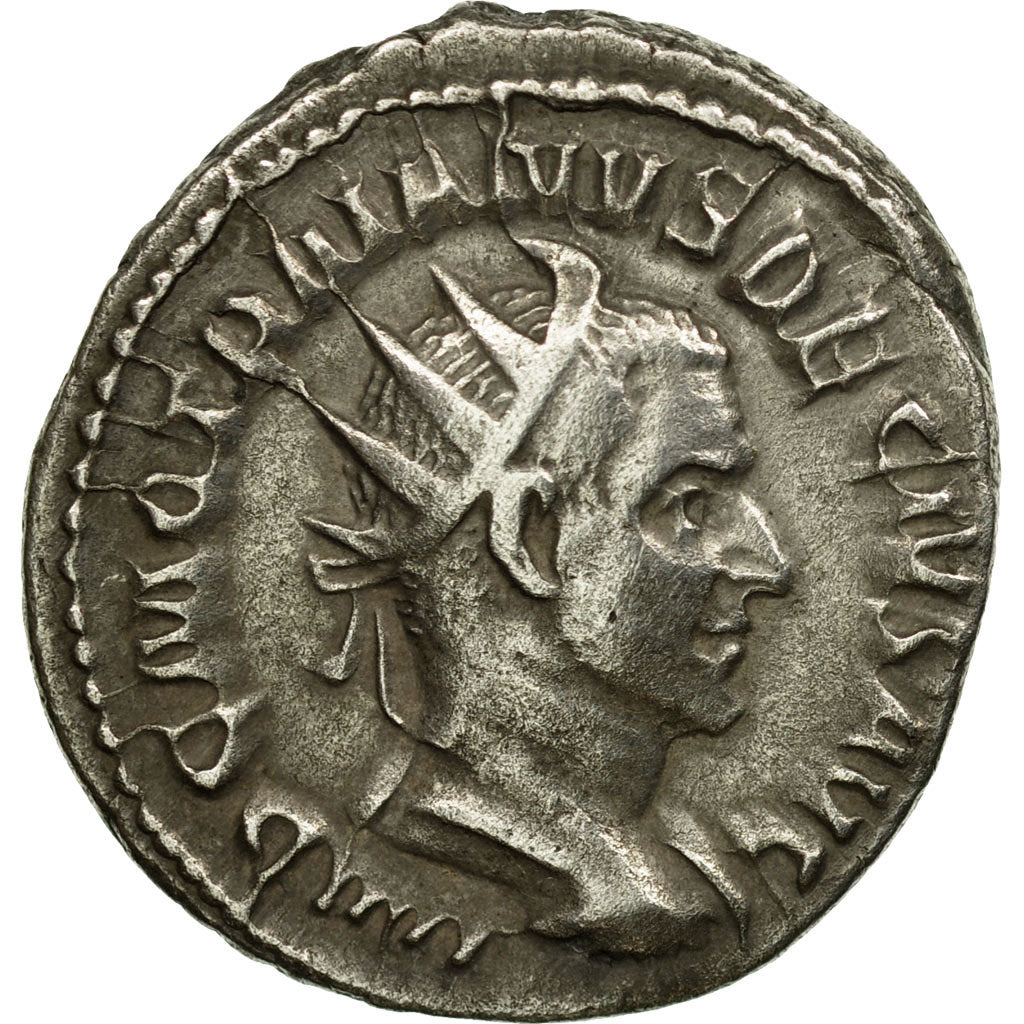 Coin, Trajan Decius, Antoninianus, 250-251, Rome, AU(50-53), Billon, RIC:21b