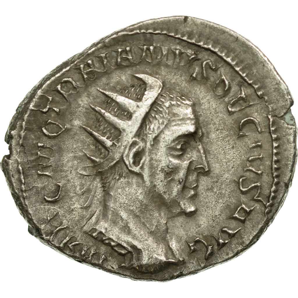 Coin, Trajan Decius, Antoninianus, 250-251, Rome, AU(50-53), Billon, RIC:29c
