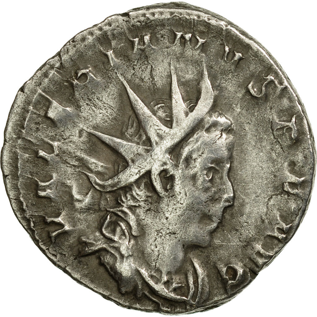 Coin, Valerian I, Antoninianus, 253-254, Trier or Cologne, AU(50-53), Billon