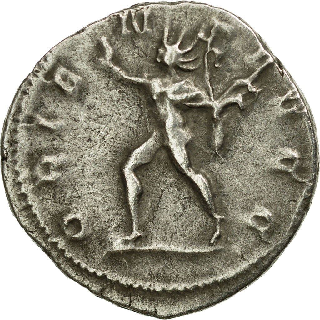Coin, Valerian I, Antoninianus, 253-254, Trier or Cologne, AU(50-53), Billon