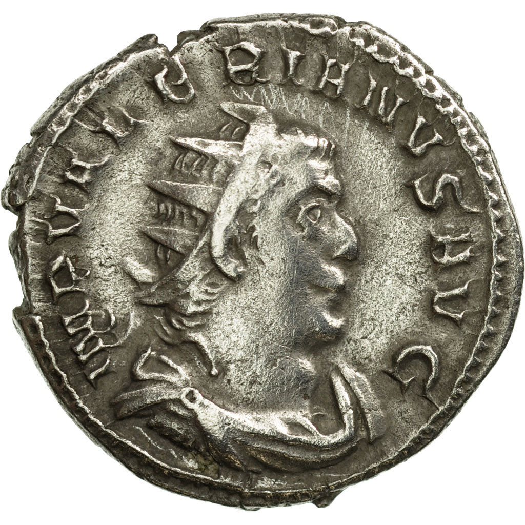 Coin, Valerian I, Antoninianus, 253-254, Trier or Cologne, AU(50-53), Billon