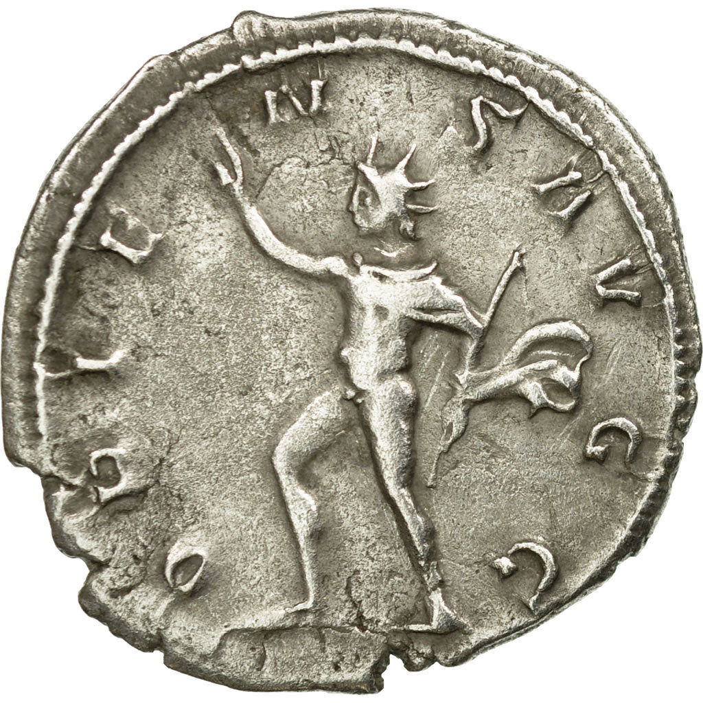 Coin, Valerian I, Antoninianus, 253-254, Trier or Cologne, AU(50-53), Billon