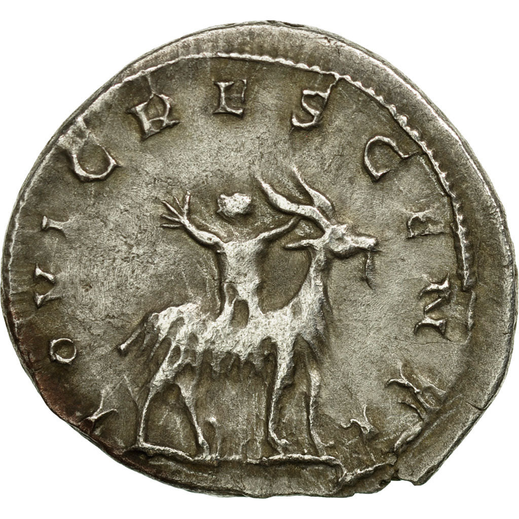 Coin, Valerian II, Antoninianus, 254-255, Trier or Cologne, VF(30-35), Billon