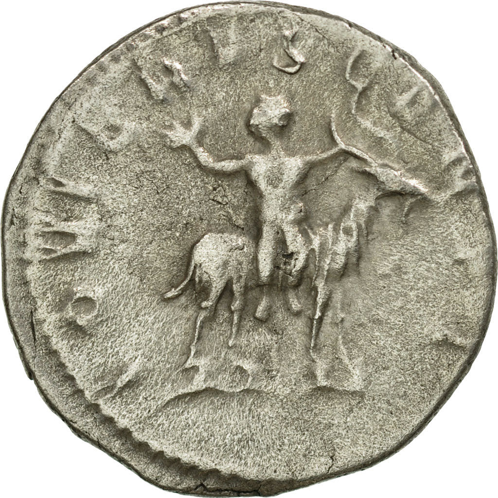 Coin, Valerian II, Antoninianus, 254-255, Trier or Cologne, EF(40-45), Billon