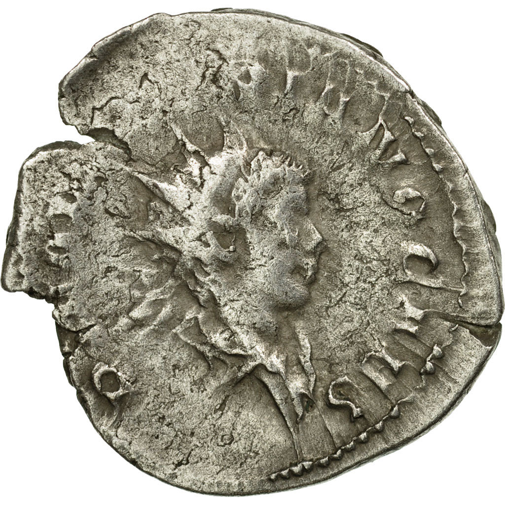 Coin, Valerian II, Antoninianus, 254-255, Trier or Cologne, VF(20-25), Billon