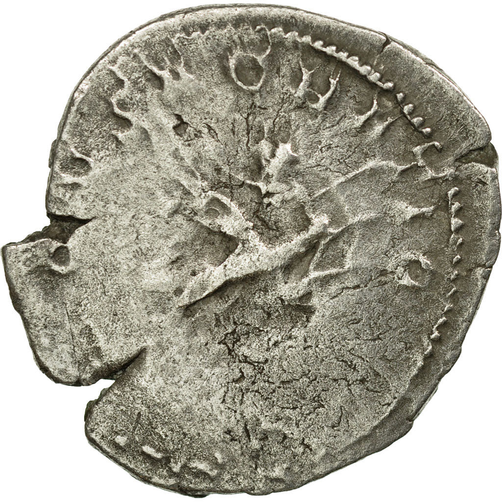 Coin, Valerian II, Antoninianus, 254-255, Trier or Cologne, VF(20-25), Billon