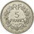 Moneda, Francia, Lavrillier, 5 Francs, 1937, Paris, MBC+, Níquel, KM:888