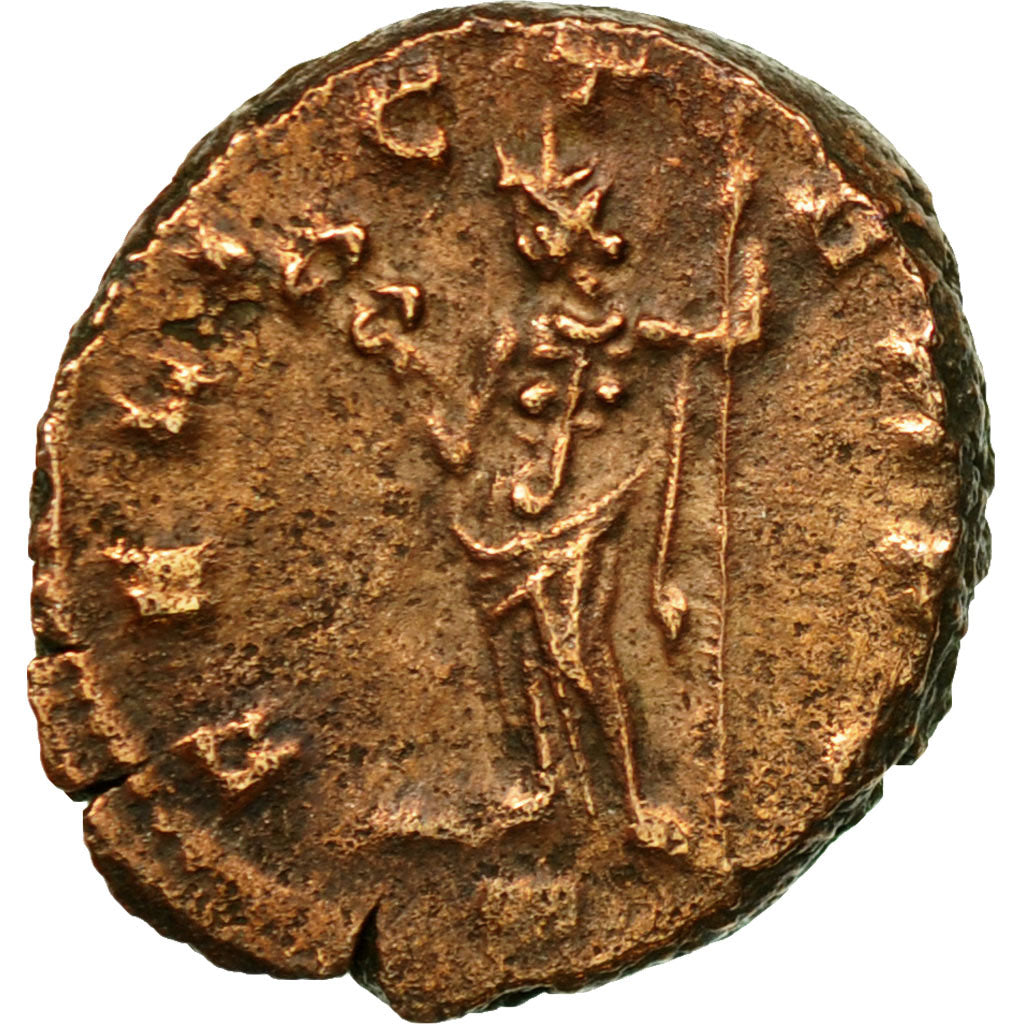 Coin, Claudius II (Gothicus), Antoninianus, 260, Milan, VF(20-25), Billon