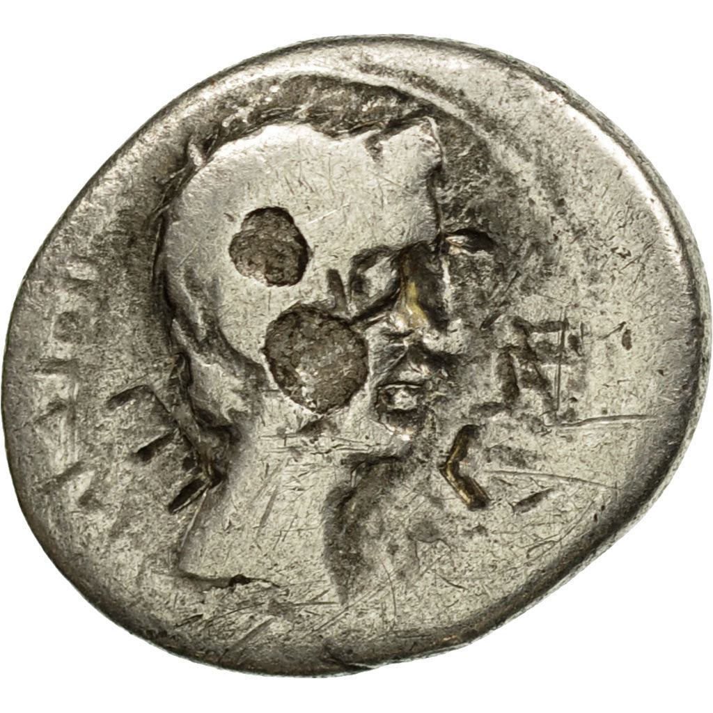 Coin, Augustus, Quinarius, 29-28 BC, Rome, F(12-15), Silver, RIC:276