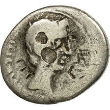 Coin, Augustus, Quinarius, 29-28 BC, Rome, F(12-15), Silver, RIC:276