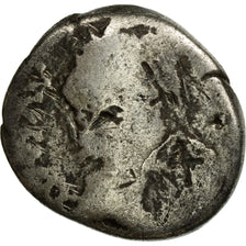 Coin, Augustus, Quinarius, 29-28 BC, Emerita, VG(8-10), Silver, RIC:1A