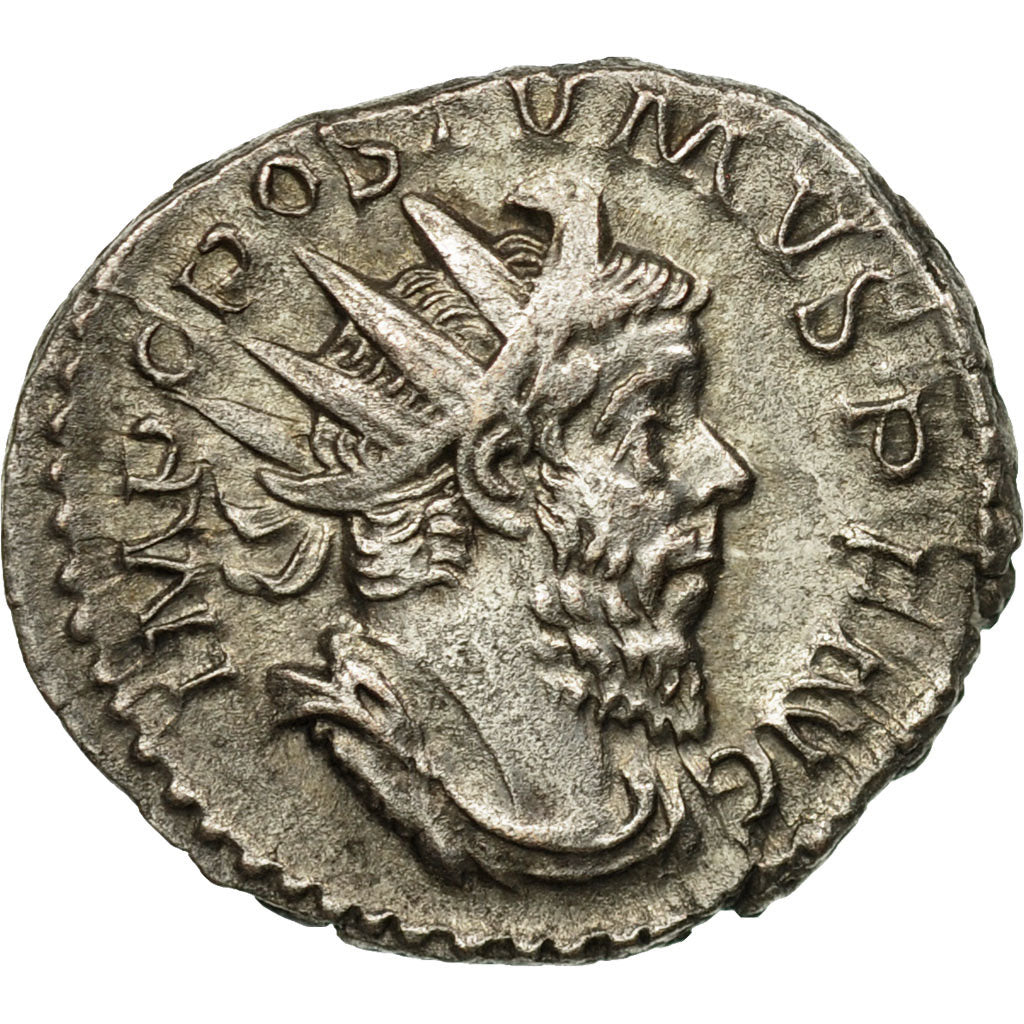 Coin, Postumus, Antoninianus, 260-269, Trier or Cologne, AU(50-53), Billon