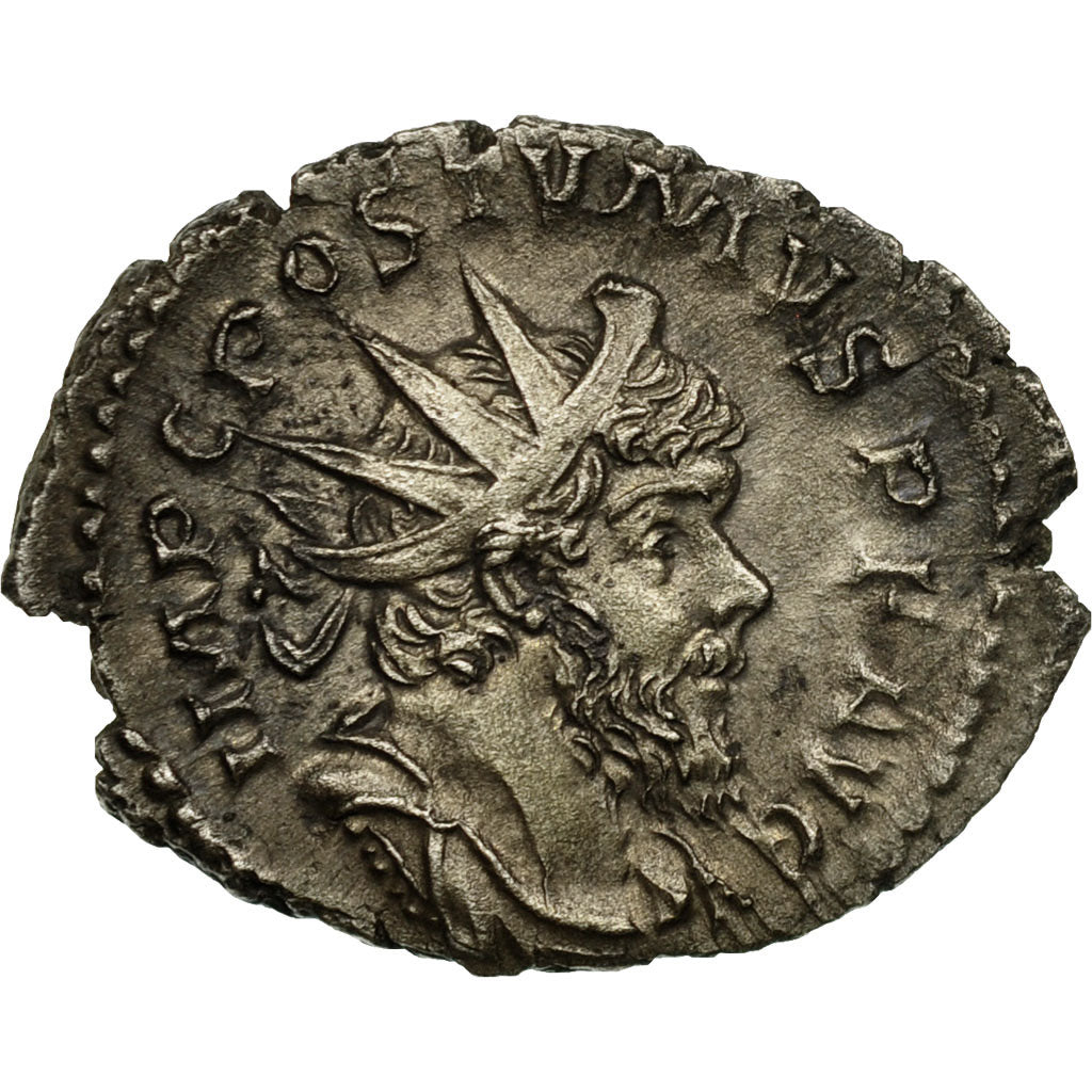 Coin, Postumus, Antoninianus, 260-269, Trier or Cologne, EF(40-45), Billon