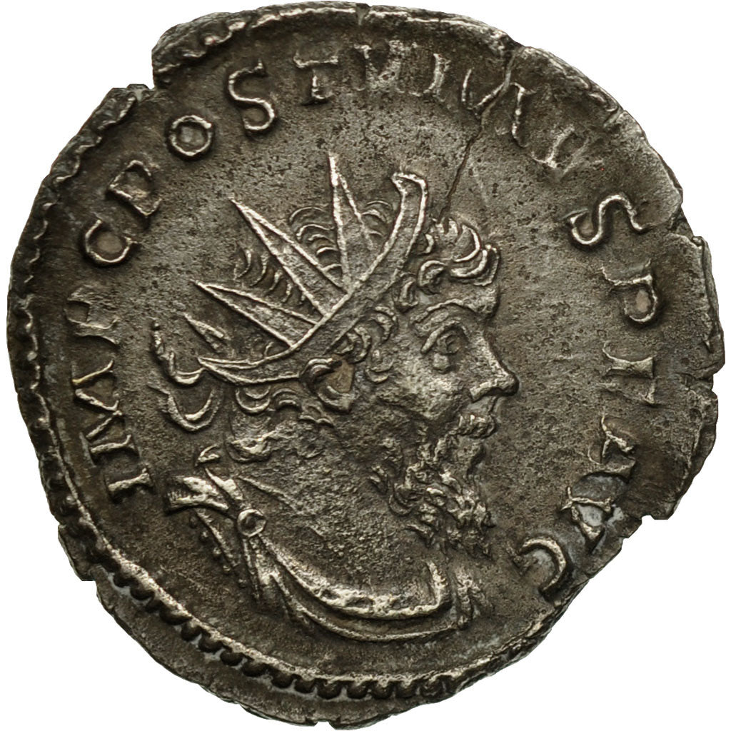 Coin, Postumus, Antoninianus, 260-269, Trier or Cologne, EF(40-45), Billon