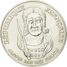 Coin, France, Clovis, 100 Francs, 1996, Paris, AU(55-58), Silver, KM:1180