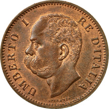 Moneta, Italia, Umberto I, 5 Centesimi, 1895, Rome, FDC, Rame, KM:31