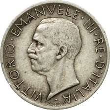 Coin, Italy, Vittorio Emanuele III, 5 Lire, 1927, Rome, AU(50-53), Silver