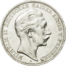 Coin, German States, PRUSSIA, Wilhelm II, 3 Mark, 1912, Berlin, EF(40-45)