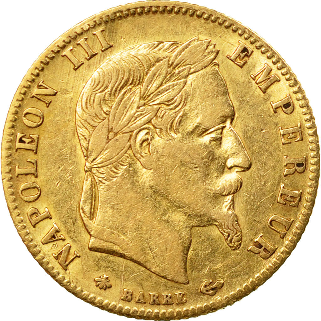 Coin, France, Napoleon III, Napoléon III, 5 Francs, 1868, Paris, EF(40-45)