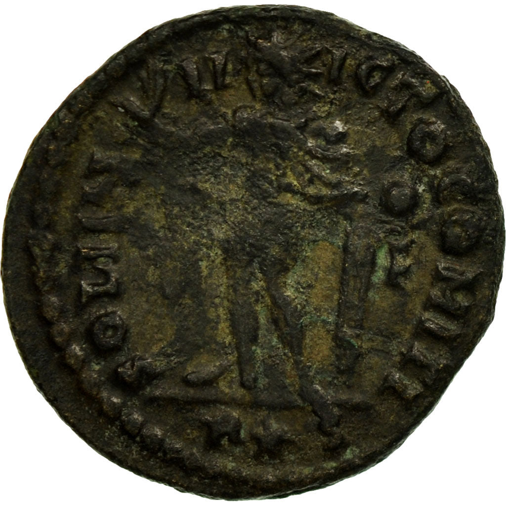 Moneda, Constantine I, Nummus, 313-314, Roma, BC+, Cobre, RIC:19