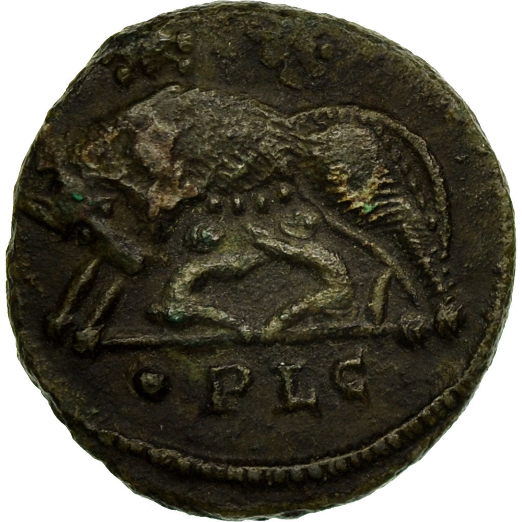 Coin, Roma, City Commemoratives, Nummus, 313-314, Lyon, VF(30-35), Copper