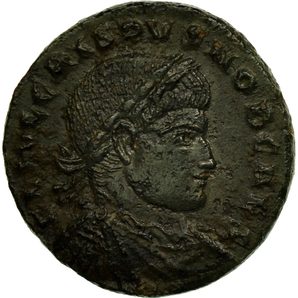 Coin, Crispus, Nummus, 324-325, Trier, VF(30-35), Copper, RIC:451