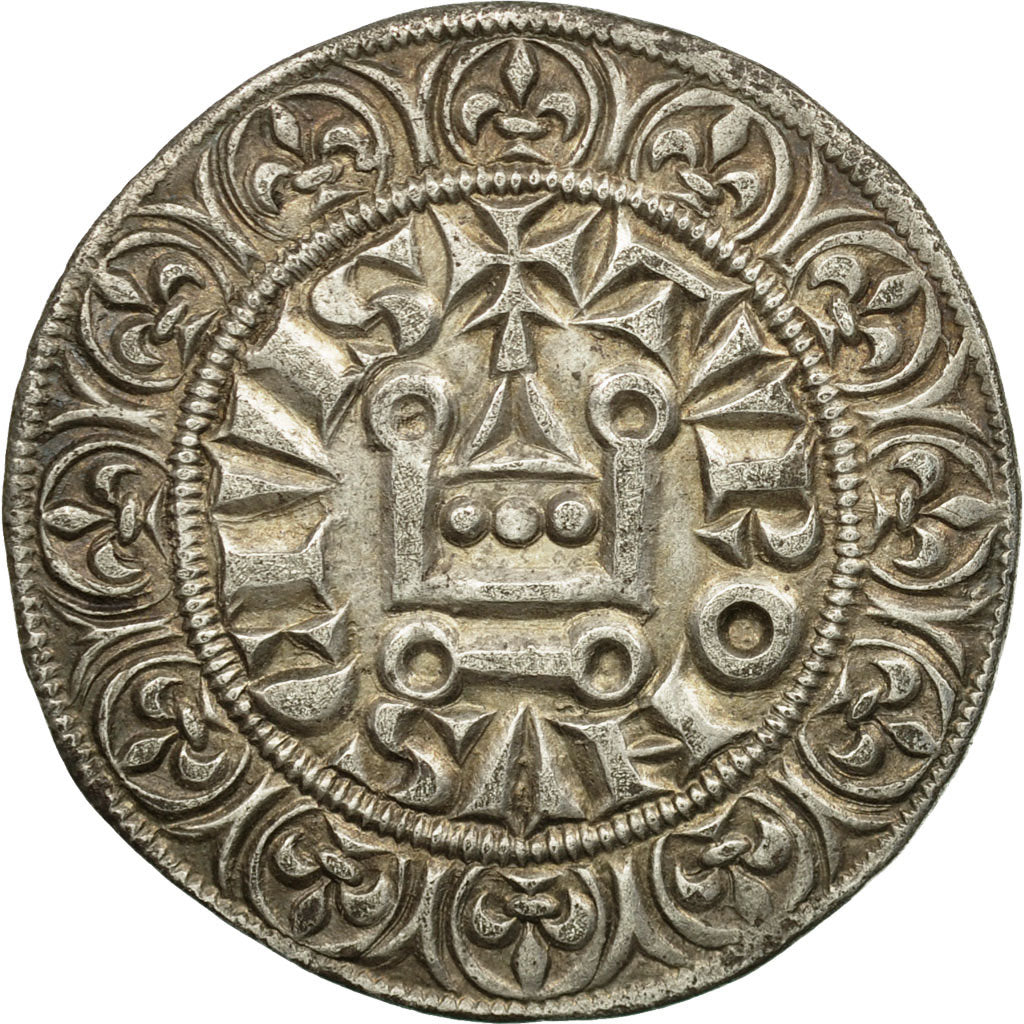 Monnaie, France, Philippe IV Le Bel, Gros Tournois, SUP, Argent, Duplessy:213