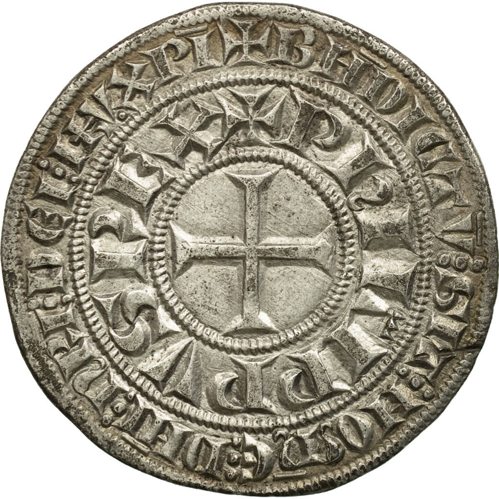 Monnaie, France, Philippe IV Le Bel, Gros Tournois, SUP, Argent, Duplessy:213