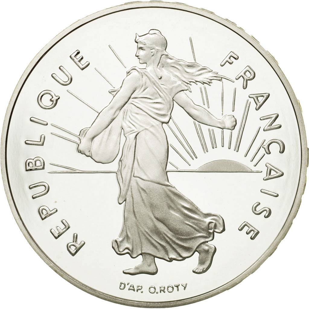 Coin, France, 5 Francs, 2001, Paris, MS(65-70), Silver, KM:1309