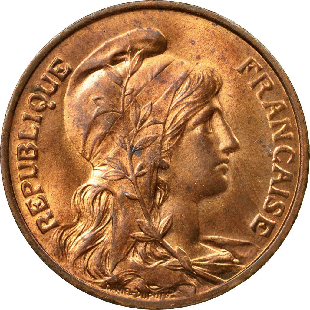 Coin, France, Dupuis, 10 Centimes, 1915, Paris, MS(63), Bronze, KM:843