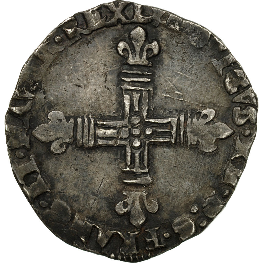 Coin, France, Louis XIII, 1/4 Écu de Navarre, 1/4 Ecu, 1620, Saint Palais