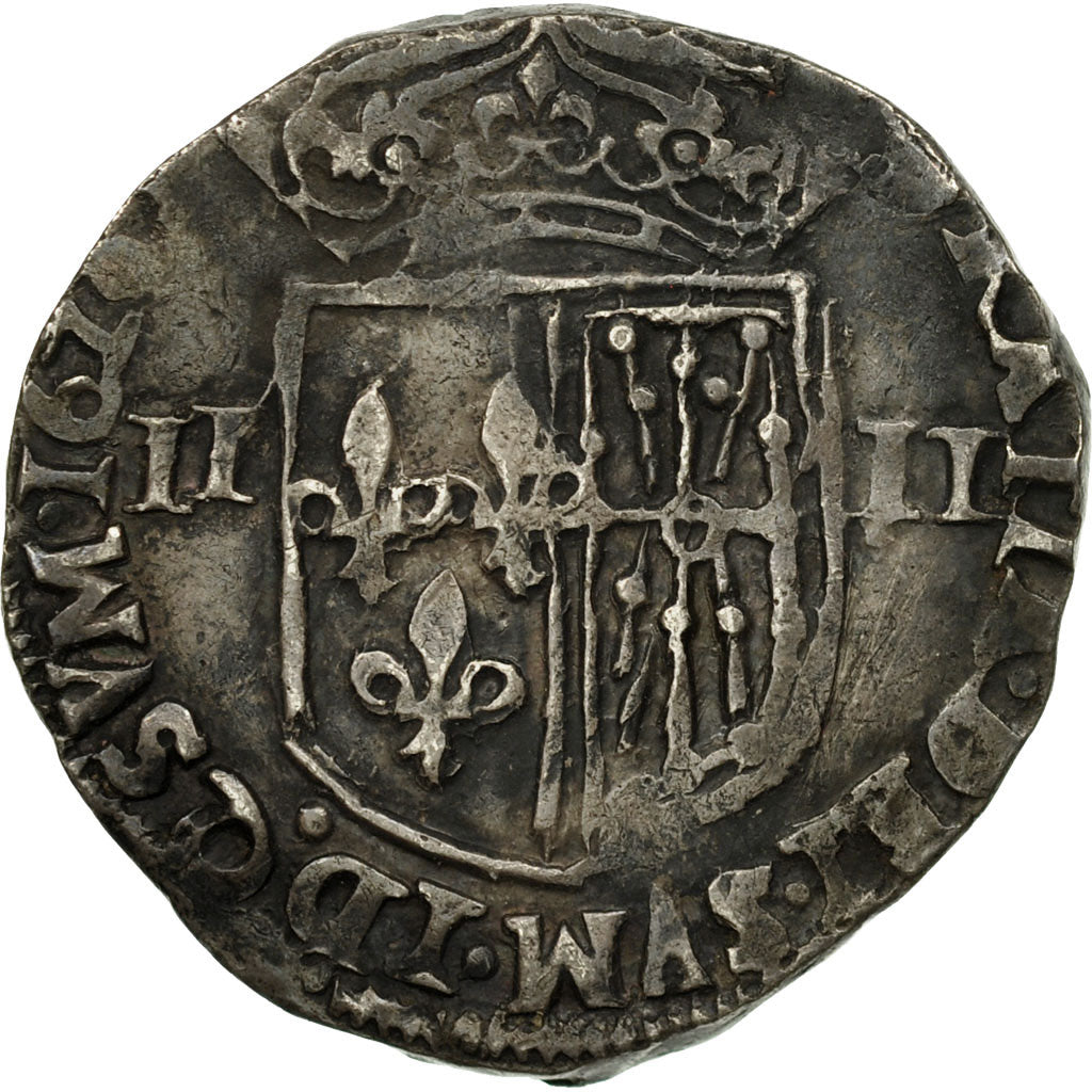 Coin, France, Louis XIII, 1/4 Écu de Navarre, 1/4 Ecu, 1620, Saint Palais