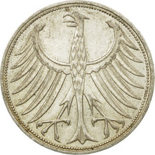 Coin, GERMANY - FEDERAL REPUBLIC, 5 Mark, 1967, Stuttgart, AU(50-53), Silver