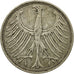 Coin, GERMANY - FEDERAL REPUBLIC, 5 Mark, 1951, Hamburg, AU(50-53), Silver