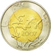 Finland, 5 Euro, 2007, MS(63), Bi-Metallic, KM:146