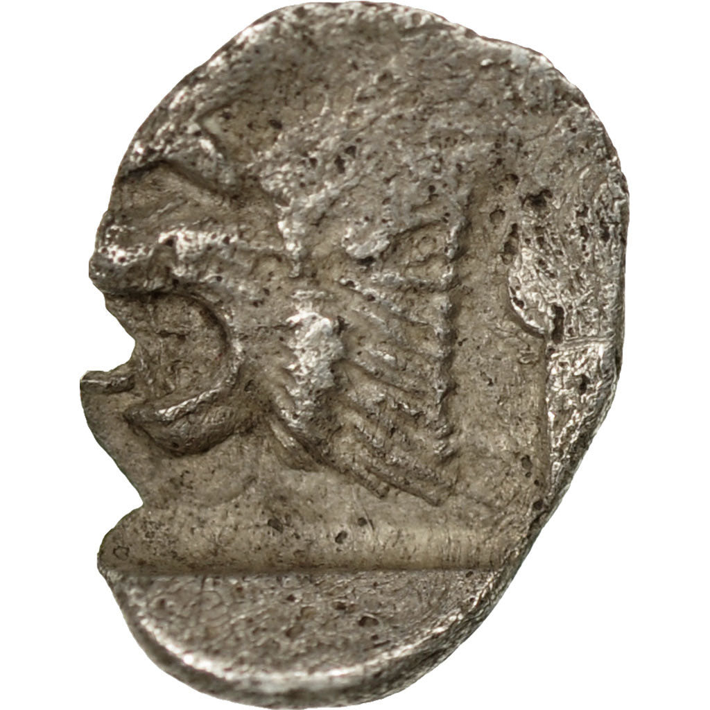 Coin, Mysia, Kyzikos, Hemiobol, 525-475 BC, Kyzikos, EF(40-45), Silver