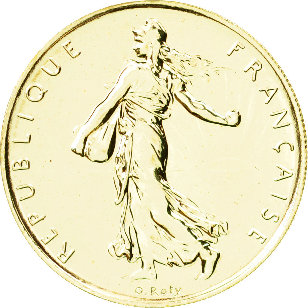 Monnaie, France, Semeuse, Franc, 2001, Paris, FDC, Or, Gadoury:474a, KM:925.1a
