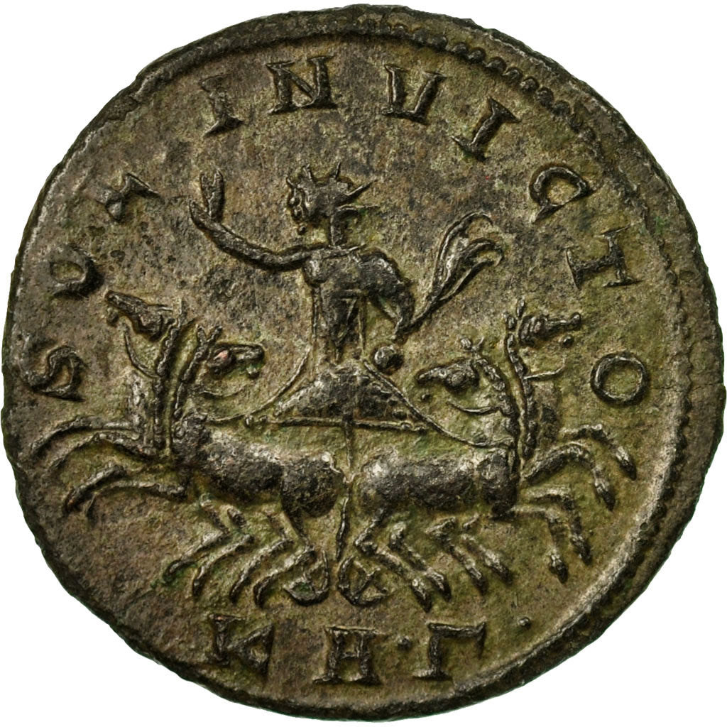 Coin, Probus, Aurelianus, 280-281, Serdica, VF(30-35), Billon, RIC:861