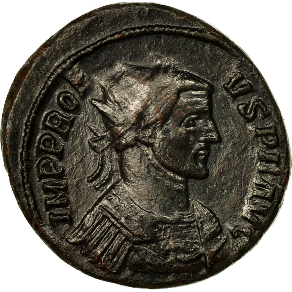 Coin, Probus, Aurelianus, 280, Rome, EF(40-45), Billon, RIC:173