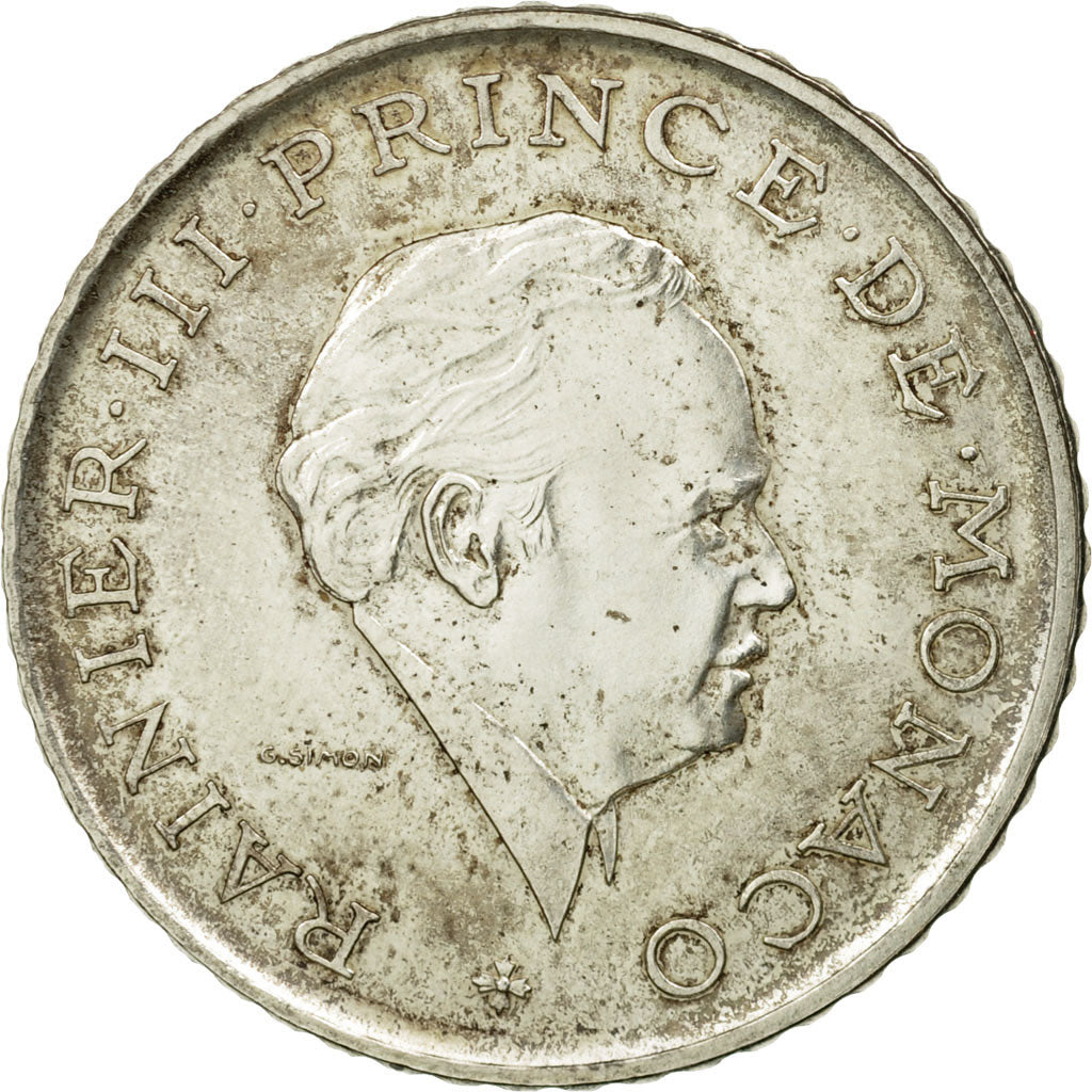 Coin, Monaco, Rainier III, 2 Francs, 1982, Paris, ESSAI, AU(55-58), Silver