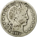 Coin, United States, Barber Half Dollar, Half Dollar, 1912, U.S. Mint, Denver