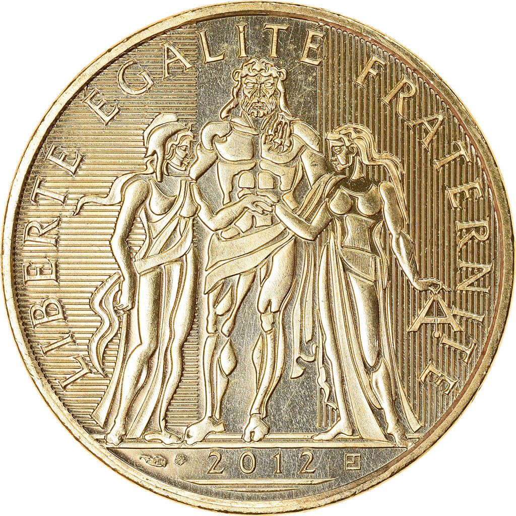 France, 10 Euro, 2012, Paris, MS(64), Silver, Gadoury:EU 516, KM:2073
