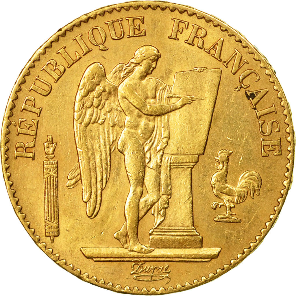 Monnaie, France, Génie, 20 Francs, 1879, Paris, TTB+, Or, Gadoury:1063, KM:825