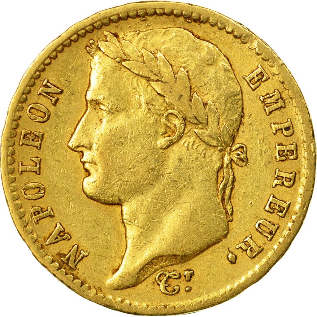 Moneta, Francia, Napoléon I, 20 Francs, 1811, Paris, BB, Oro, KM:695.1